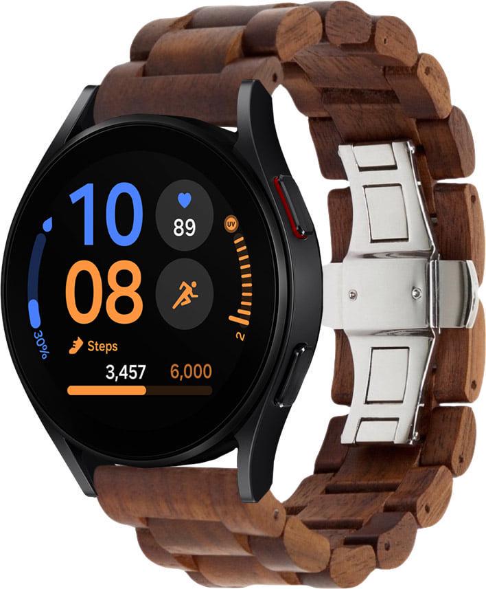 Ремешок деревянный WoodLock для Galaxy Watch FE 40 мм Brown (39311-30)