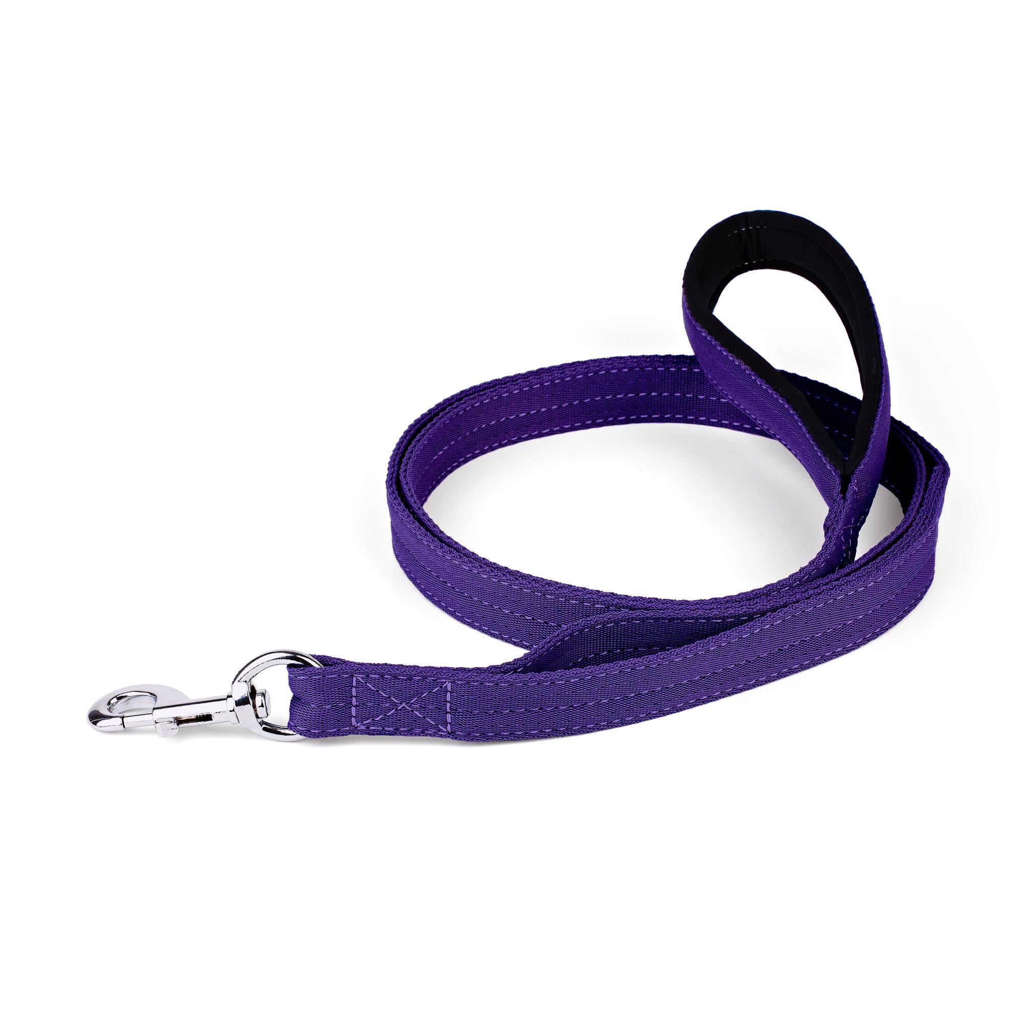 Поводок KareLine усиленный нейлоновый с 2 ручками 20 мм 1500 мм Фиолетовый