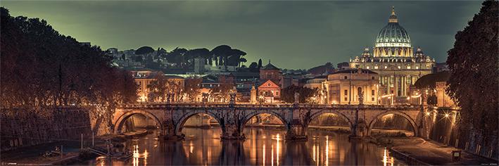 Постер плакат Рим В Сутінках/Rome At Dusk 30x91,5 см