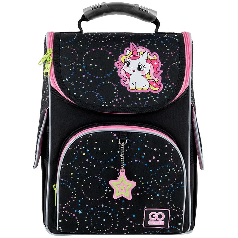 Шкільний рюкзак каркасний GoPack Education GO25-5001S-4 Magical Unicorn з ортопедичною спинкою (995153)