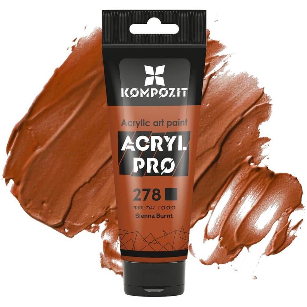 Акриловая краска ART Kompozit 278 75 мл Сиена жженая (59278)