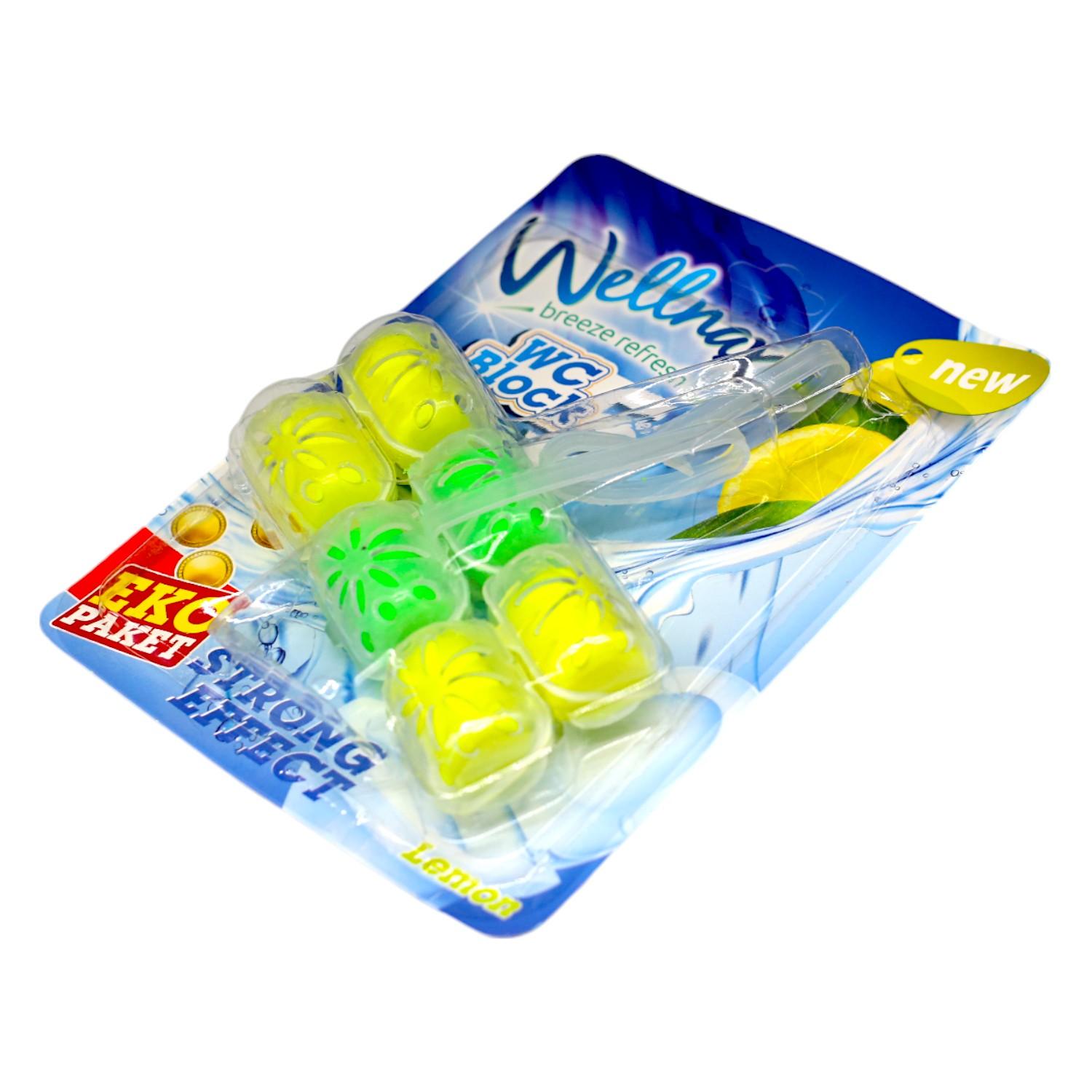 Туалетний блок Wellnax Eco Лимон 2x57 г (НФ-00007162)