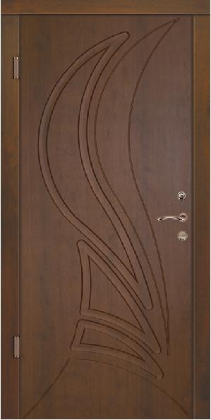 Накладка МДФ на металлические двери внутренние 16 мм Орех светлый