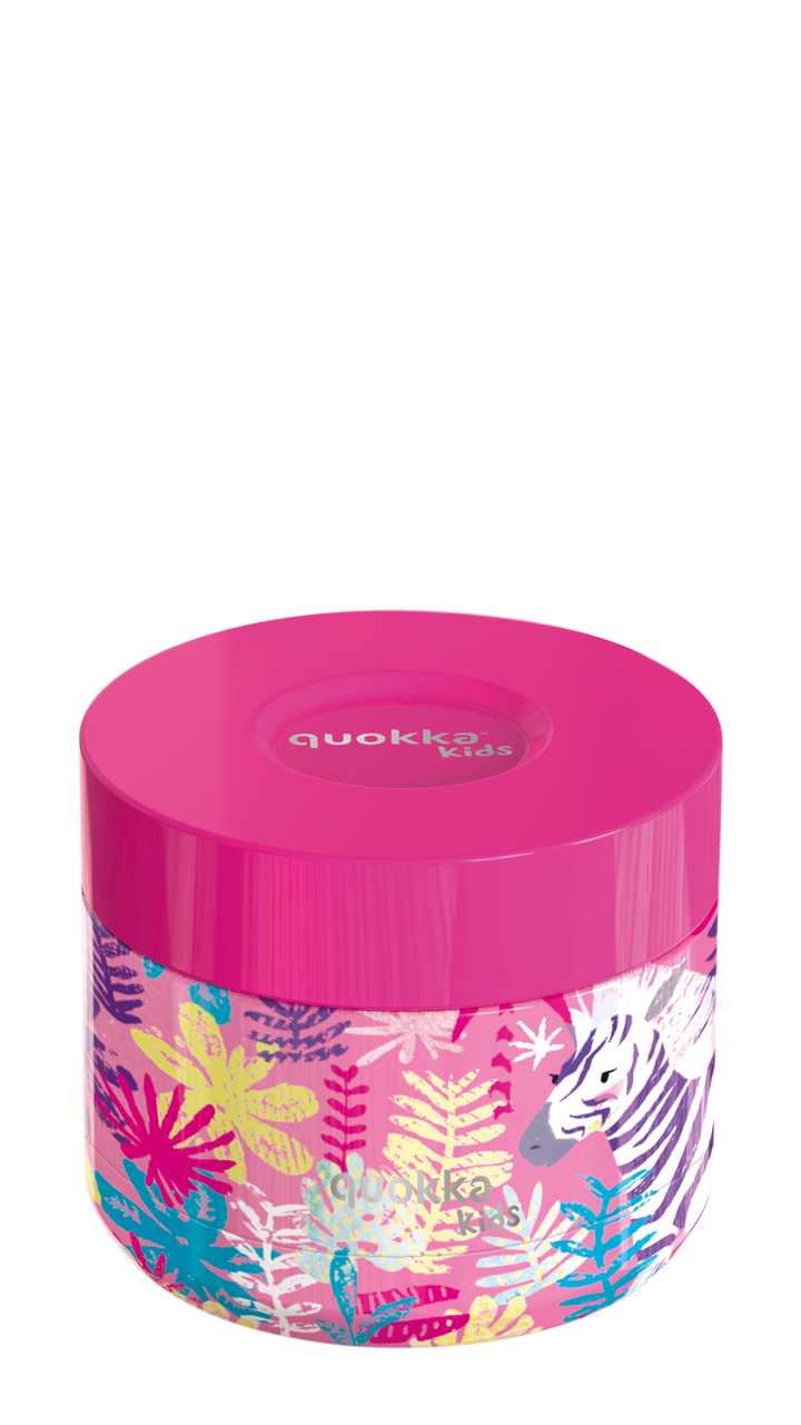 Термос для еды Quokka Zebras 40099 360 мл розовый (31480910)