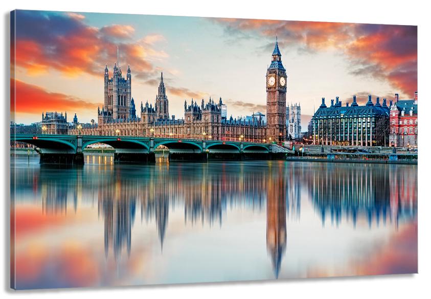 Картина на холсте в гостиную/спальню Великобритания 80х160 см (MLP_229)
