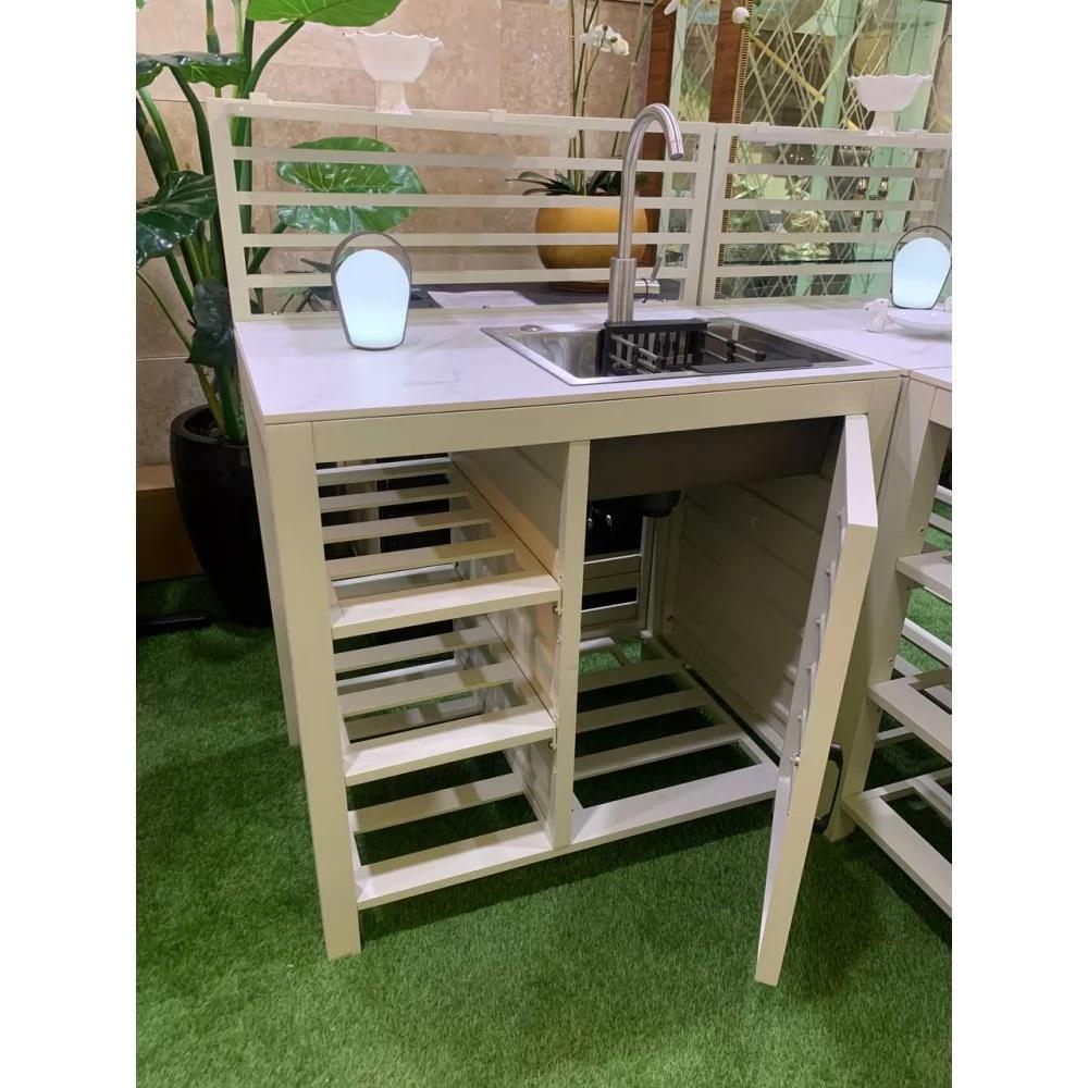 Уличная кухня SKANDI с раковиной, Таупе (SKANDI) - фото 16