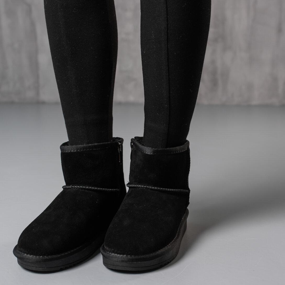 Угги женские Fashion р. 39 25 см Черный (3874)