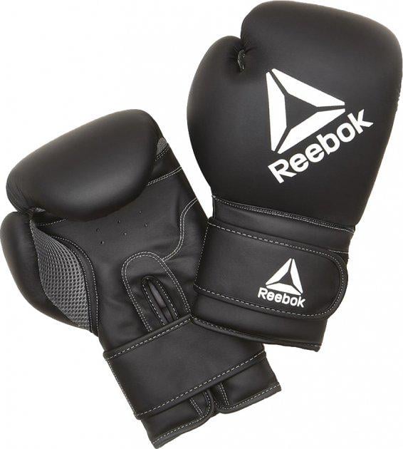 Боксерські рукавички чоловічі Reebok Boxing Gloves 10 ун. Чорний/Білий (885652010405) - фото 1