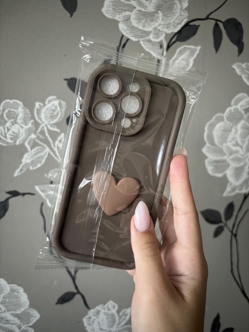 Чохол для телефона IPhone 15 Pro 3D Love Heart - фото 3