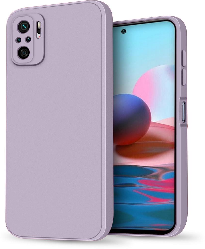 Силіконовий чохол HardCorner Xiaomi Redmi Note 10 (з мікрофіброю) Lilac (34847-3B)
