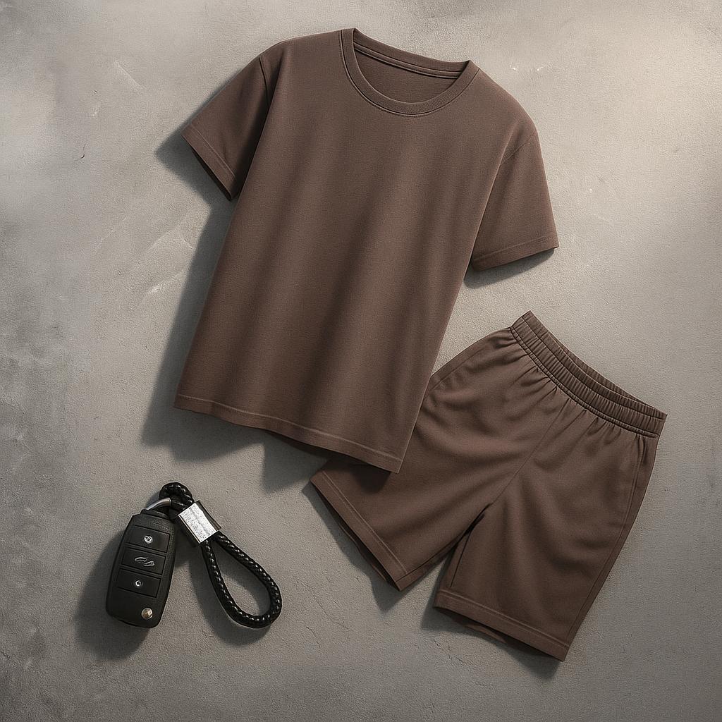 Костюм Gamer Intruder мужской летний трикотажный L-XL Мокко (1836637815/4/2)