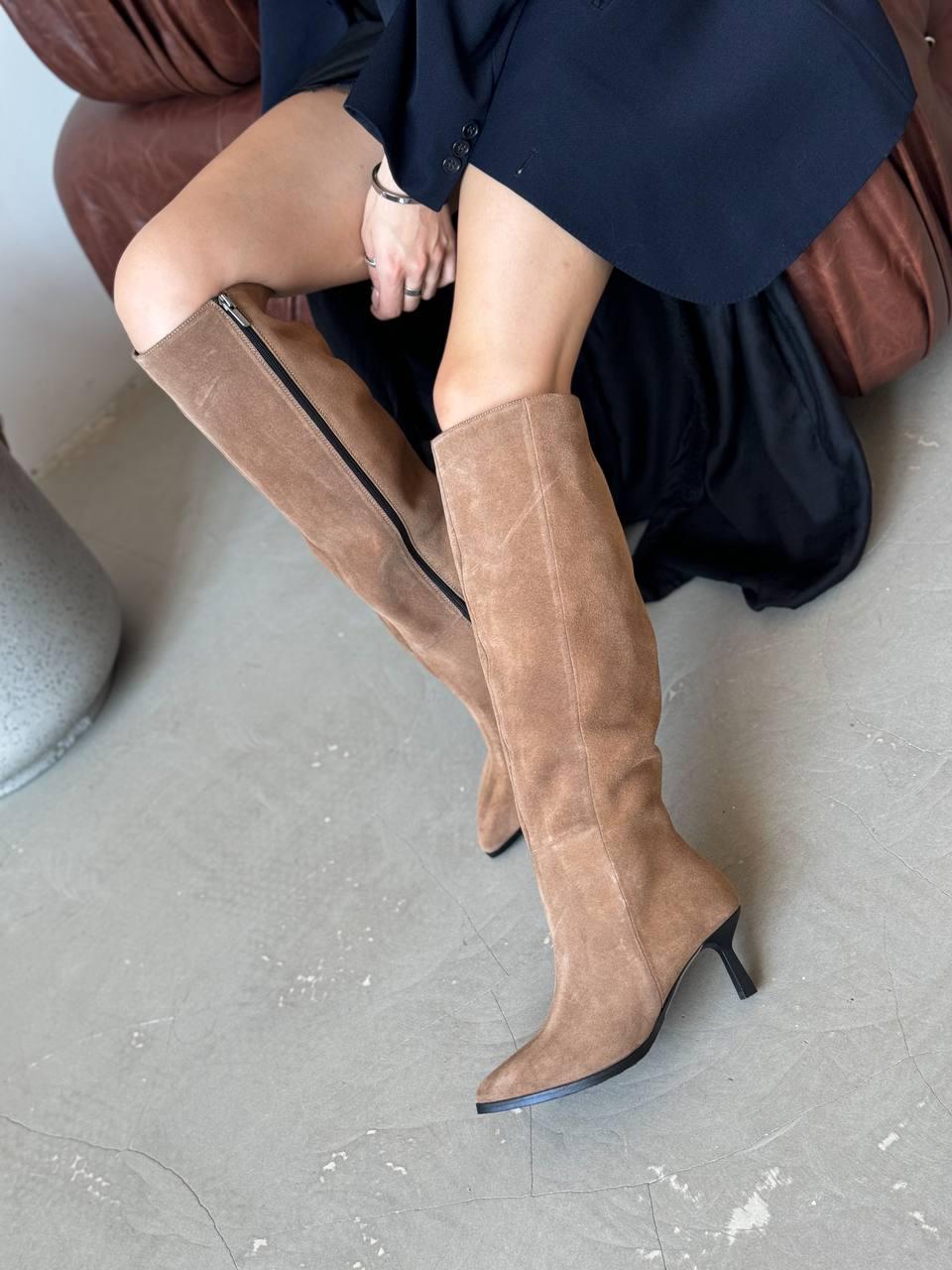 Чоботи жіночі Maya Shoes р. 39 Пісочний (3057/1) - фото 2 Чоботи жіночі Maya Shoes р. 39 Пісочний (3057/1) - фото 2