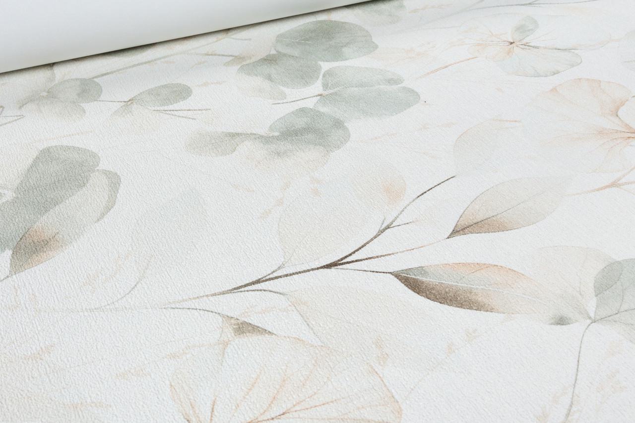 Шпалери флізелінові RASCH Country Living 970753 Декор вініл гарячого тиснення 1,06х10,05 м Бежевий