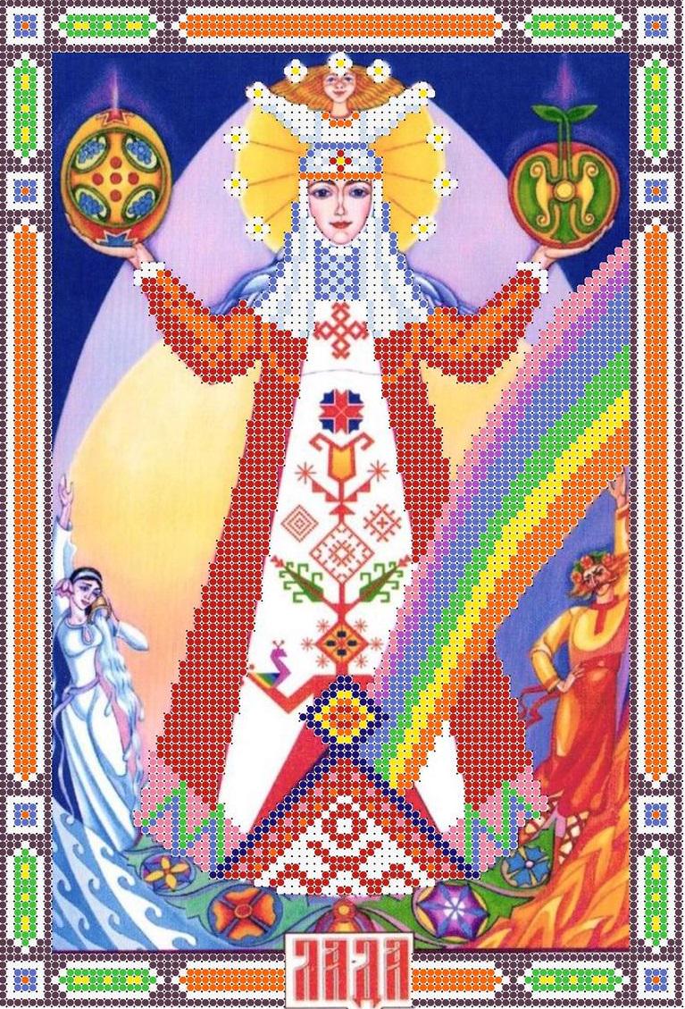 Схема вышивки бисером Лада (1225859586)