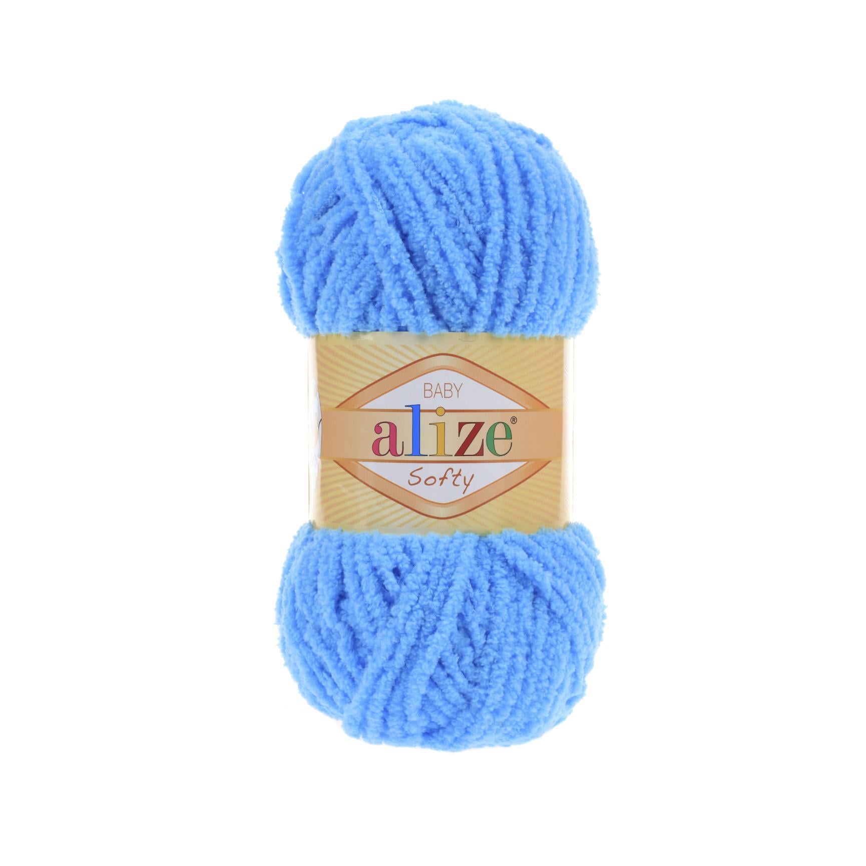 Пряжа Alize Softy 364 бирюзовый (2634)