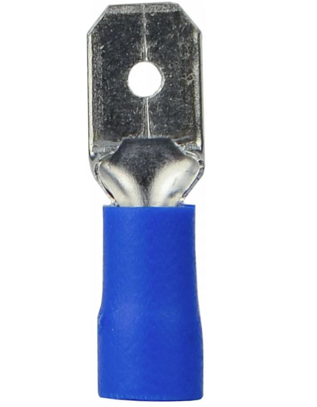 Наконечник изолированный вилка АСКО-Укрем MDD 2-250 1,5-2,5 мм2 6,3х0,4 мм 1 шт. Синий (A0060020013)