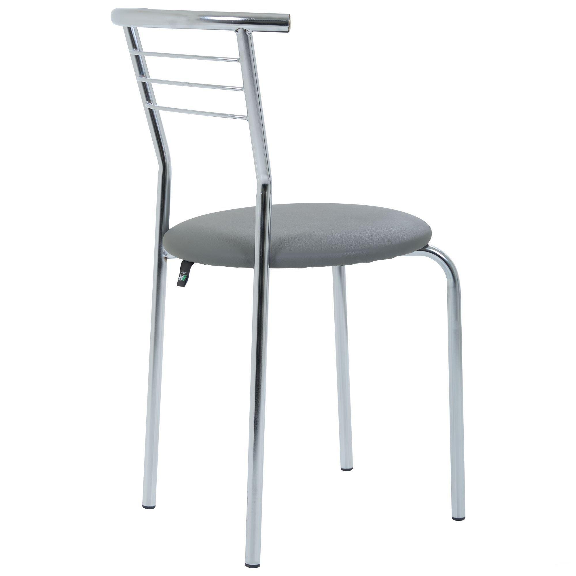 Стілець AMF Маркос шкірозамінник Сірий (218687) - фото 2 Стілець AMF Маркос шкірозамінник Сірий (218687) - фото 2