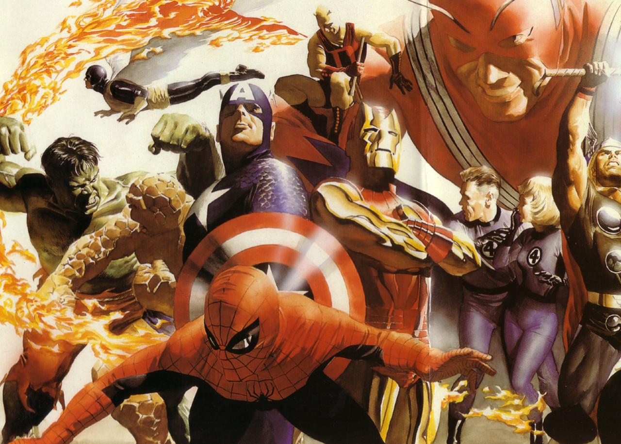 Картина GeekLand Avengers старая рисовка (AG.09.089)