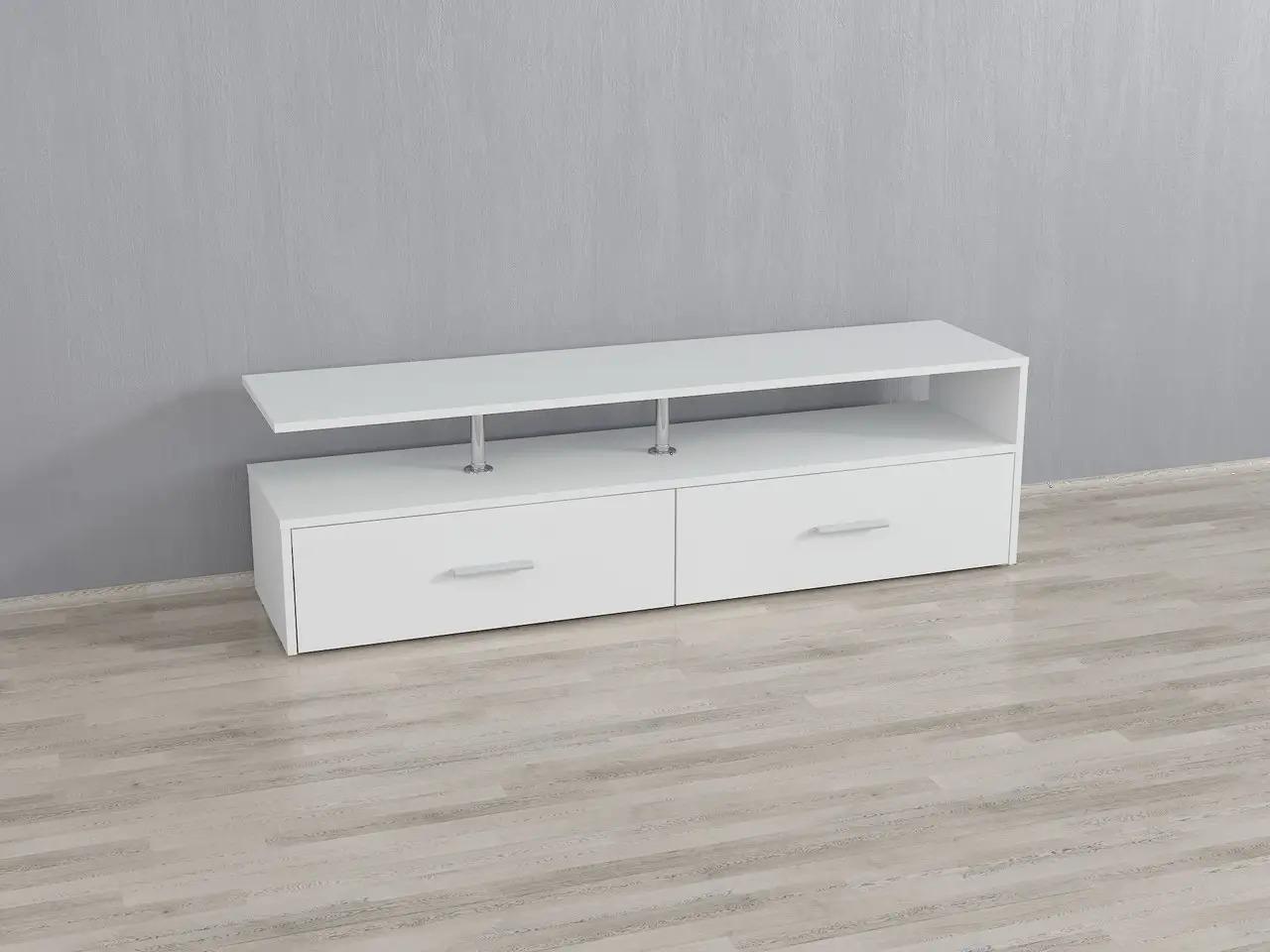 Тумба под телевизор Adela 1400x350x416 мм Белый