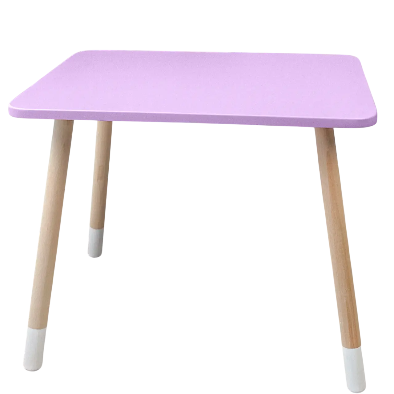 Столик детский деревянный прямоугольный 46х60х45 см Фиолетовый (150-7-23428)