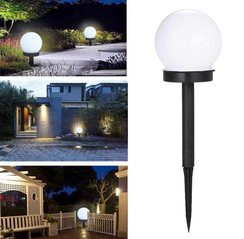 Садовий ліхтар на сонячній батареї 24 см Білий - фото 7