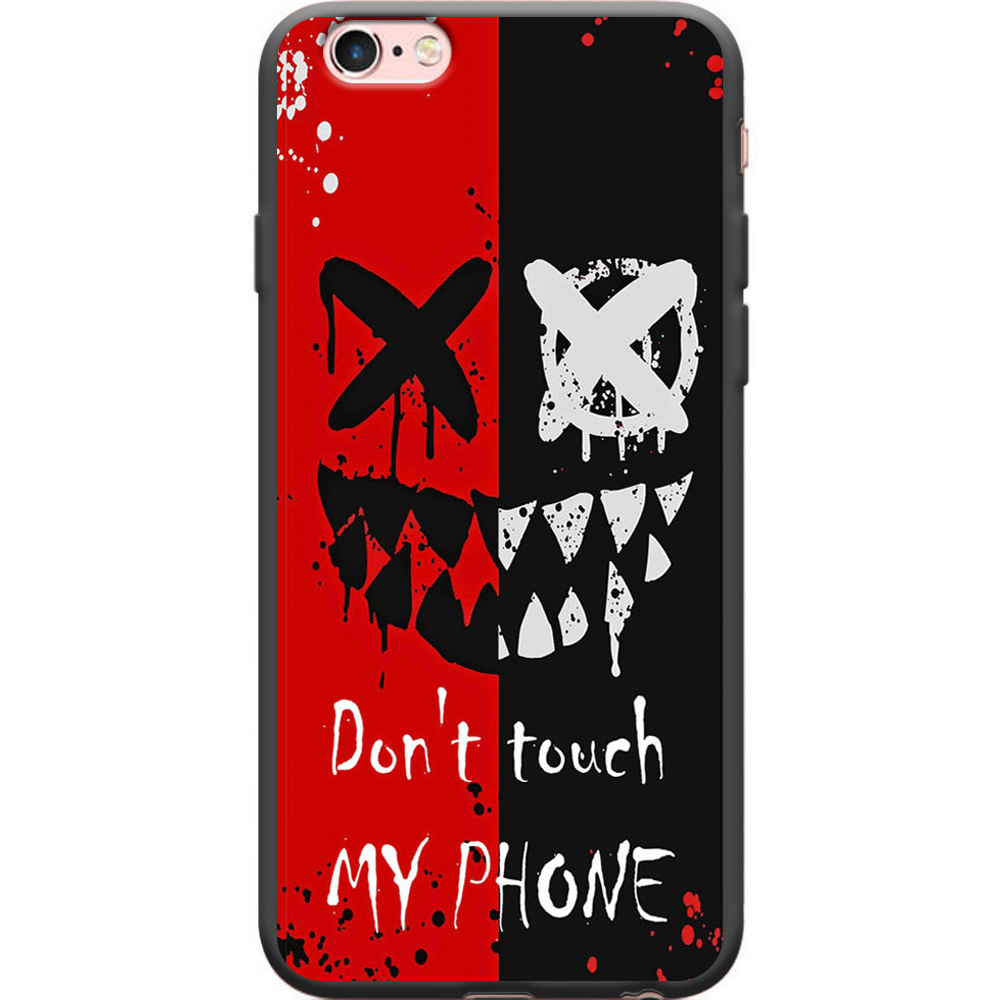 Чехол Boxface iPhone 6 Bad Smile Чорний силікон (24523-up2468-38148)