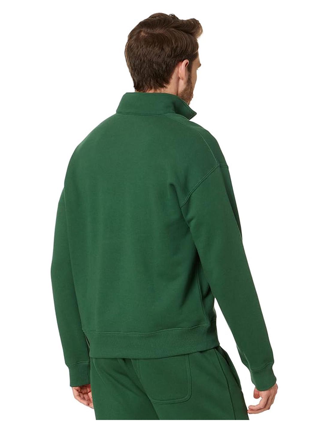 Толстовка мужская Champion Powerblend Fleece Pullover Hoodie 3 S Green (HBGF89H-3-S) - фото 2