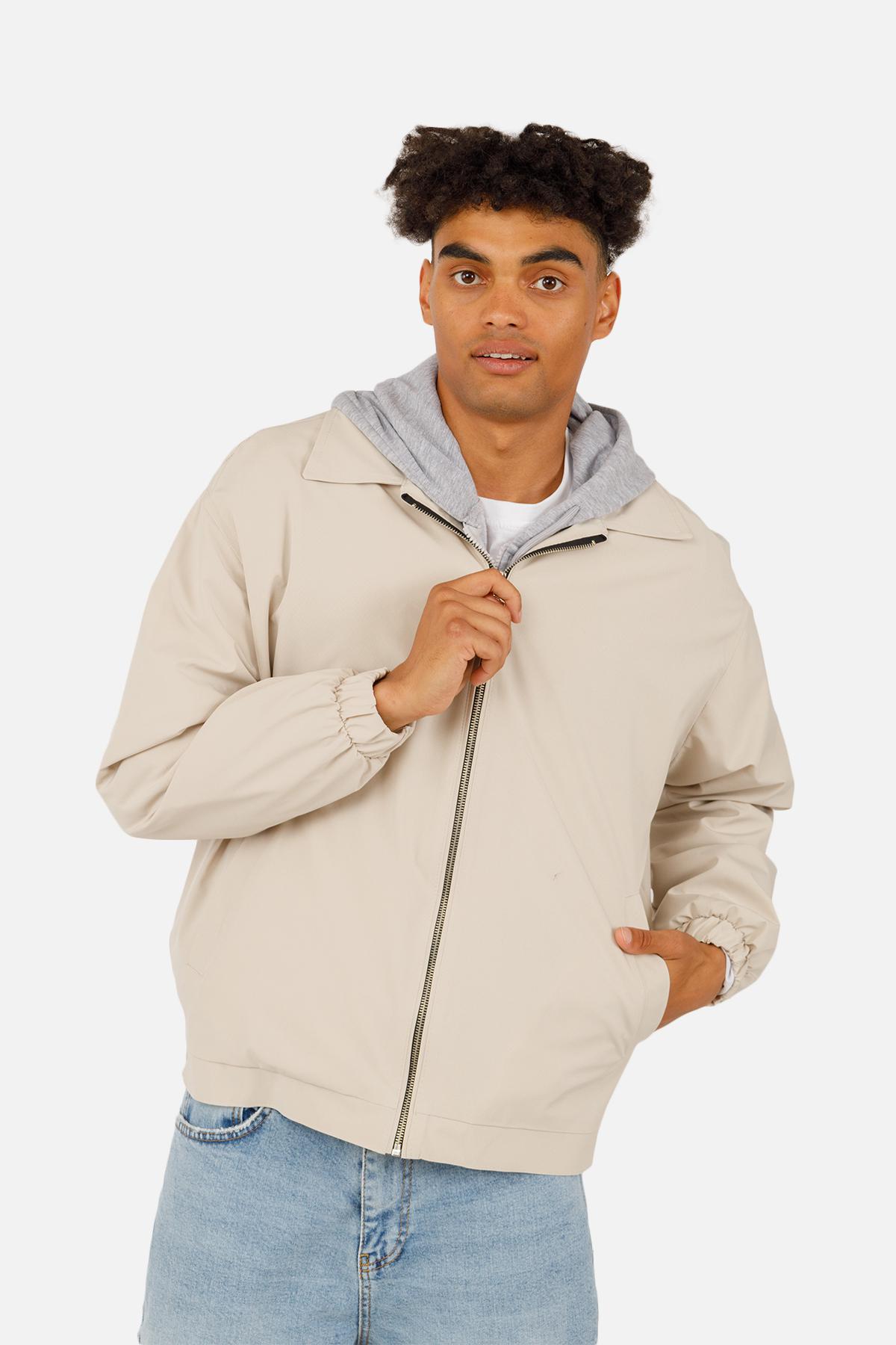 Вітровка чоловіча р. 52 Бежевий - фото 3 Вітровка чоловіча р. 52 Бежевий - фото 3