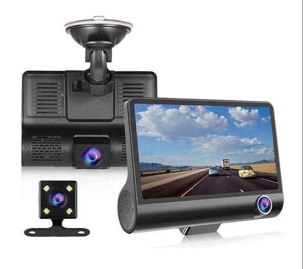 Відеореєстратор XPRO DRIVE XH202 c 3-ма камepaми 4" Full HD 1080P Чорний (XH202_562) - фото 3