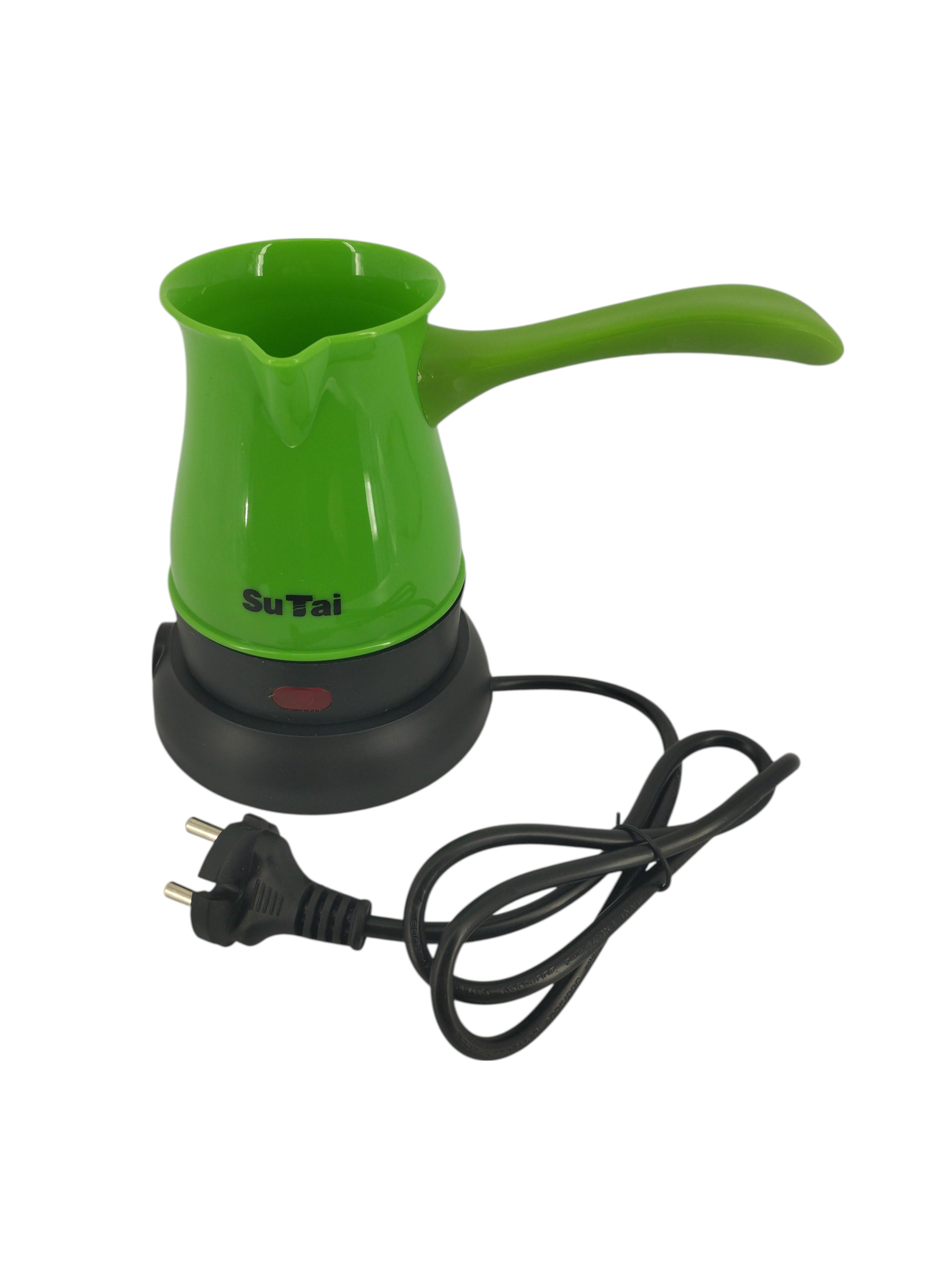 Турка электрическая SuTai 168 500 мл 600W Зеленый (27457163)