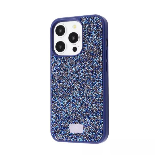 Чохол Bling World Rock Diamond (TPU) для телефона iPhone 15 Pro blue titanium (556060809)
