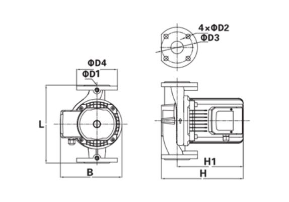 Циркуляційний насос SHIMGE XP65-12F-300 (1037800) - фото 3