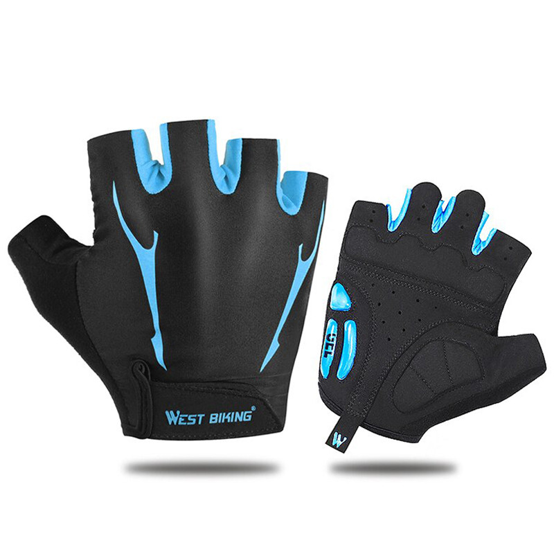 Перчатки велосипедные West Biking 0211190 р. М Blue