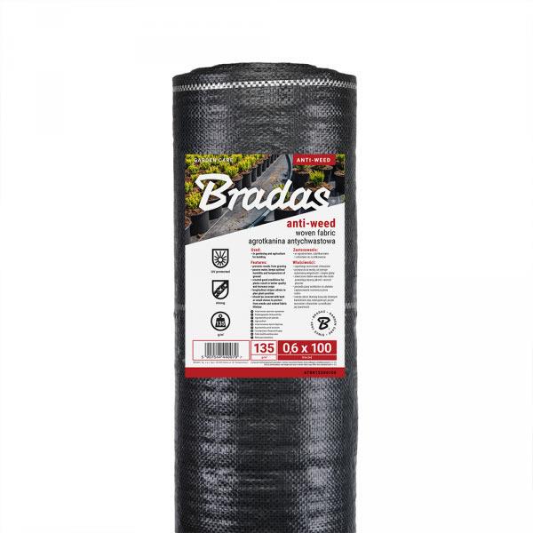 Агроткань Bradas 135 г/м² 0,8х100 м Black (br-ATBK13508100) - фото 3