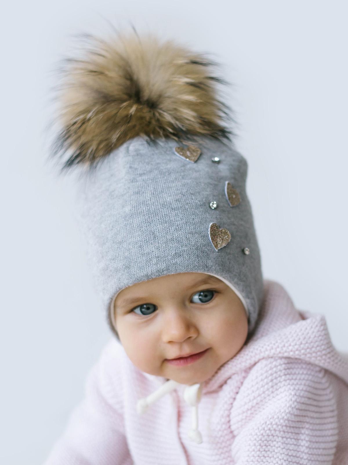 Шапка зимняя Дембохаус р. 44 Серый (Алика)