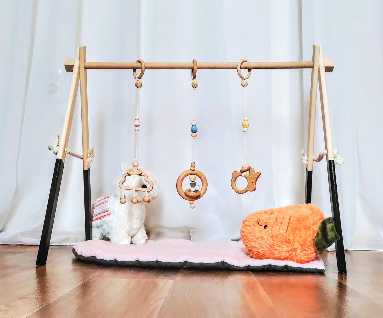 Мобіль підлоговий Baby Gym без іграшок Чорний (BWW-043)