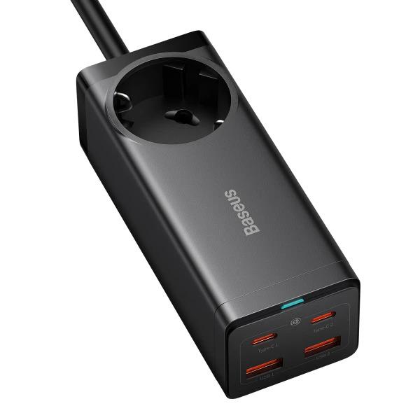 Блок живлення мережевий Baseus GaN3 Pro Desktop Powerstrip 100 W - фото 2