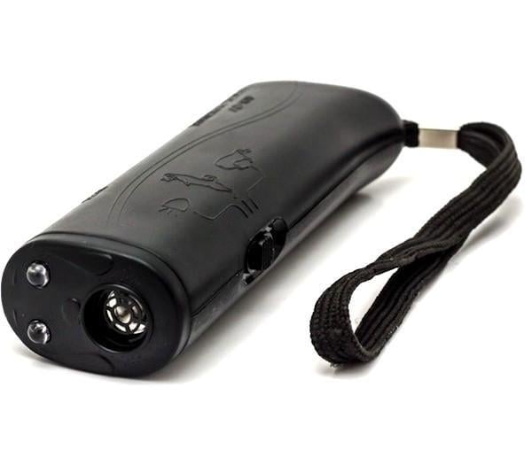 Відлякувач собак ультразвуковий АД-100 з кроною з ліхтариком Чорний (343373177)