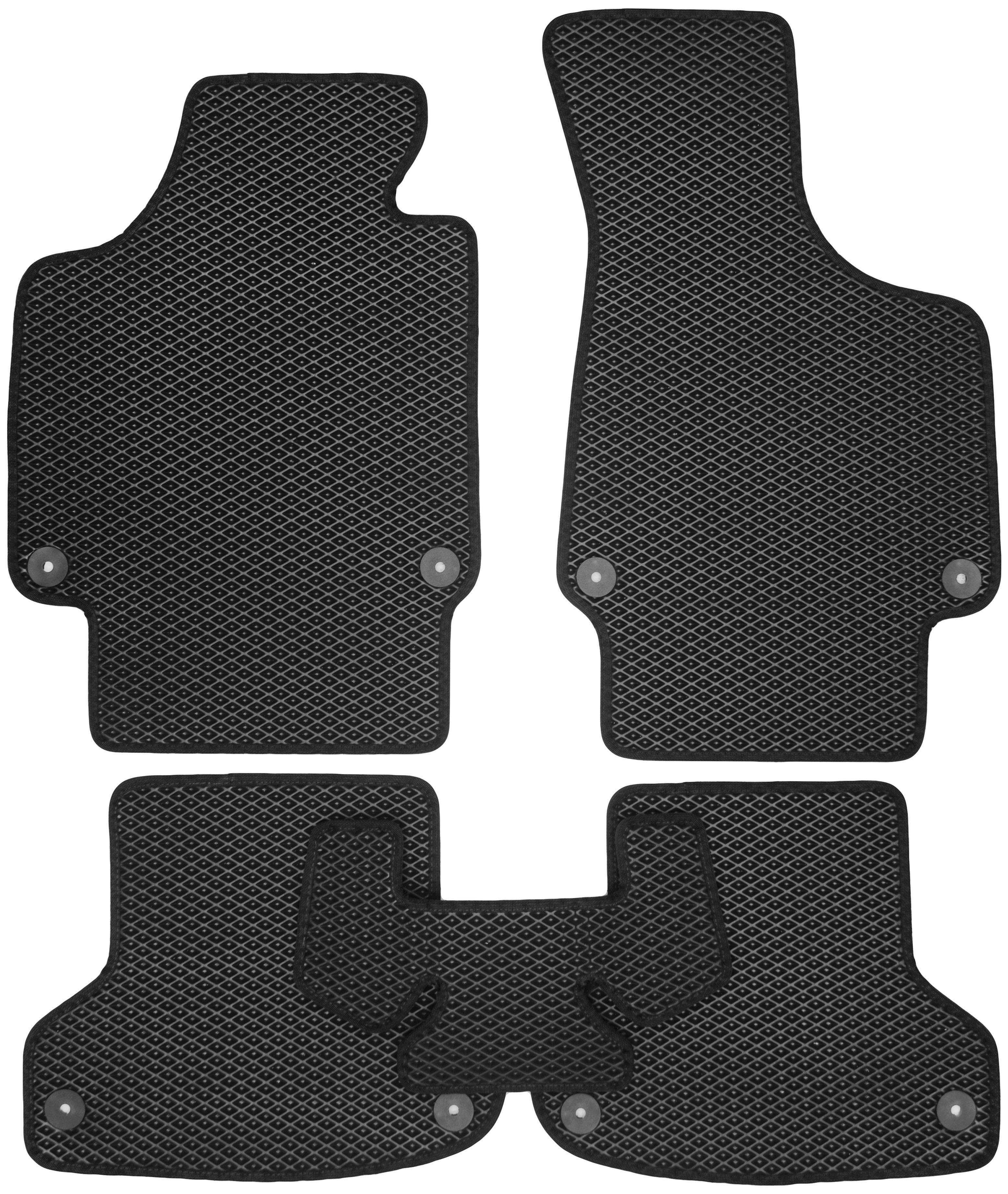 Коврики в салон для Audi A3 '04-12 EVA-полимерные Черный  (149775)