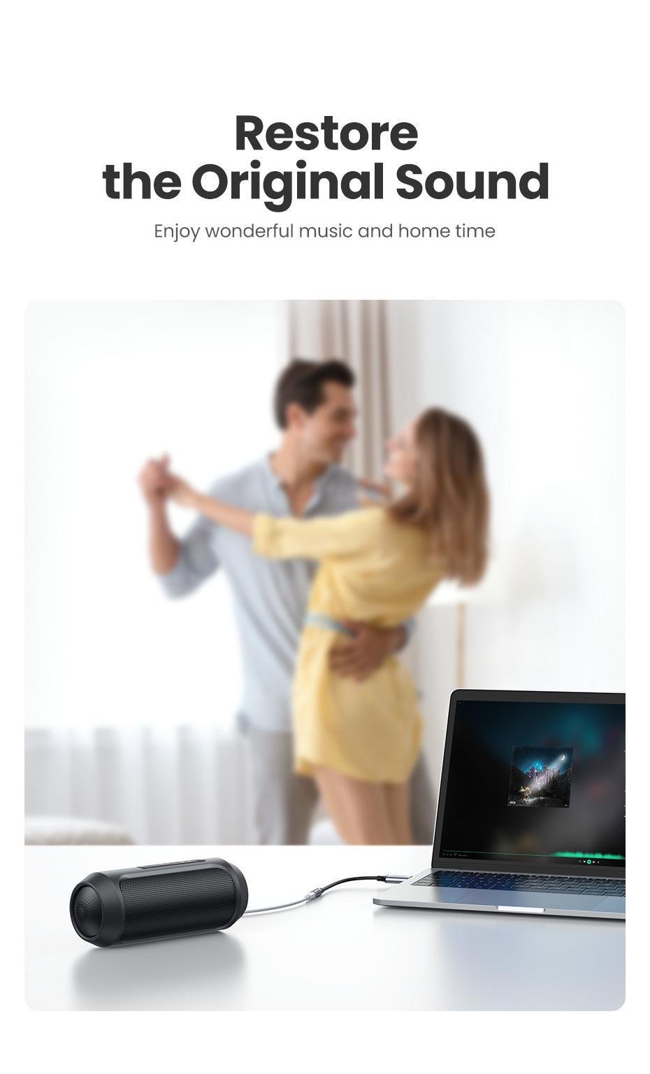 Звукова карта з підтримкою мікрофону UGREEN USB-3,5 мм minijack 24 біт/96 кГц TRRS AUX 4-піновий металевий Чорний (30757) - фото 12 Звукова карта з підтримкою мікрофону UGREEN USB-3,5 мм minijack 24 біт/96 кГц TRRS AUX 4-піновий металевий Чорний (30757) - фото 12