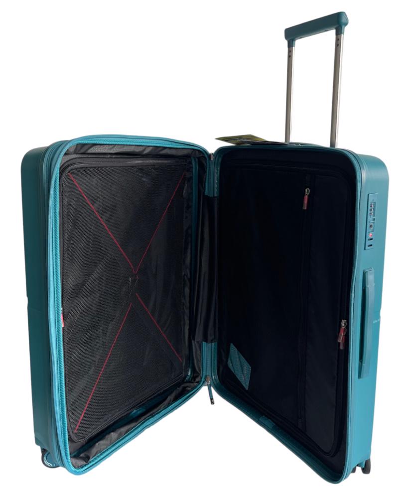 Валіза середня Airtex 249 поліпропілен M Бірюзовий - фото 4 Валіза середня Airtex 249 поліпропілен M Бірюзовий - фото 4