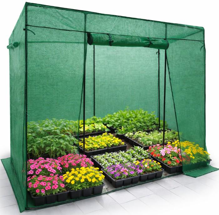 Теплица-парник пленочный Bonro B-2115 для огурцов и помидоров 200х77 см (6882)