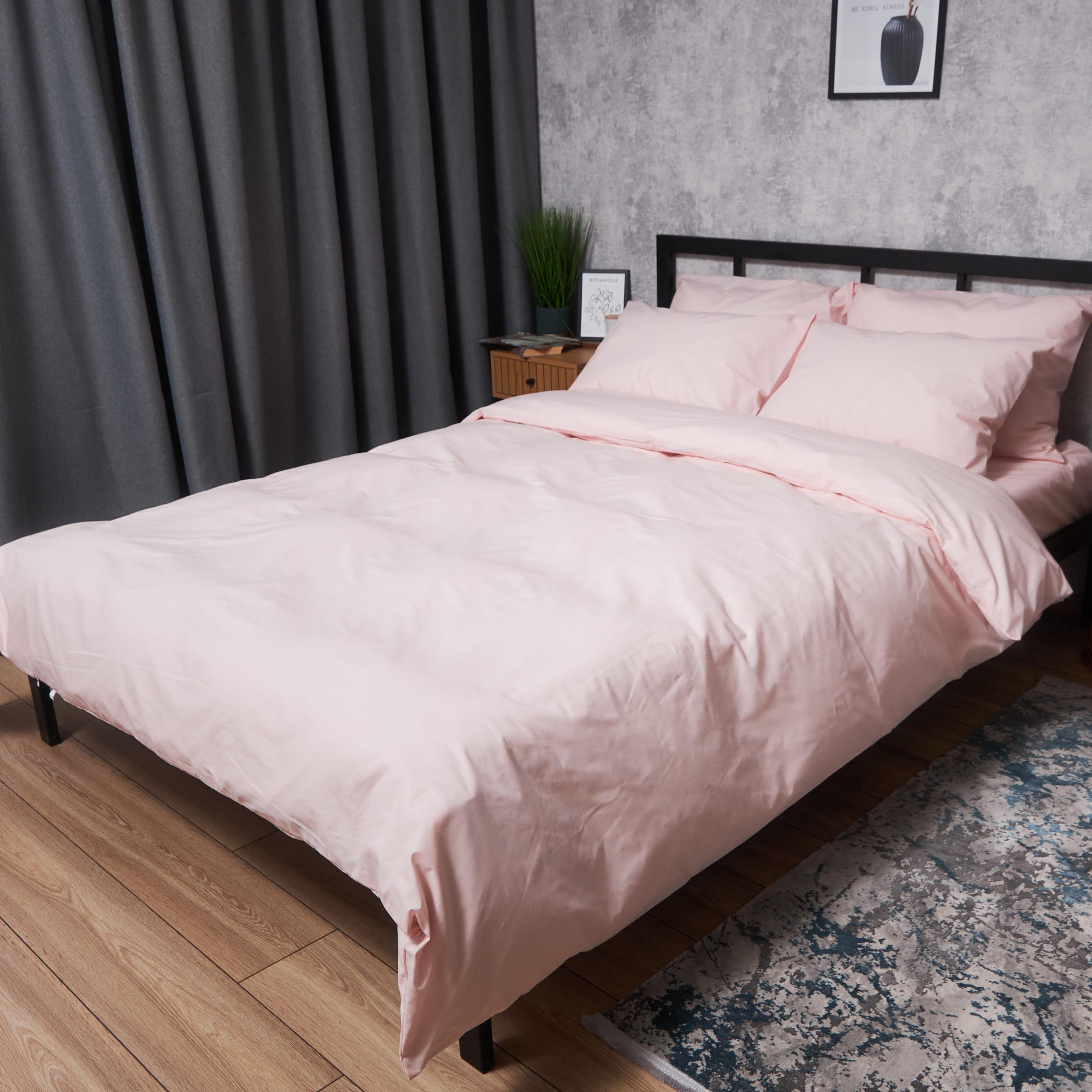 Комплект постельного белья Moon&Star Бязь Gold Люкс Soft Rose наволочки 2 шт. семейный 143х210х2 см (MS-820006957)