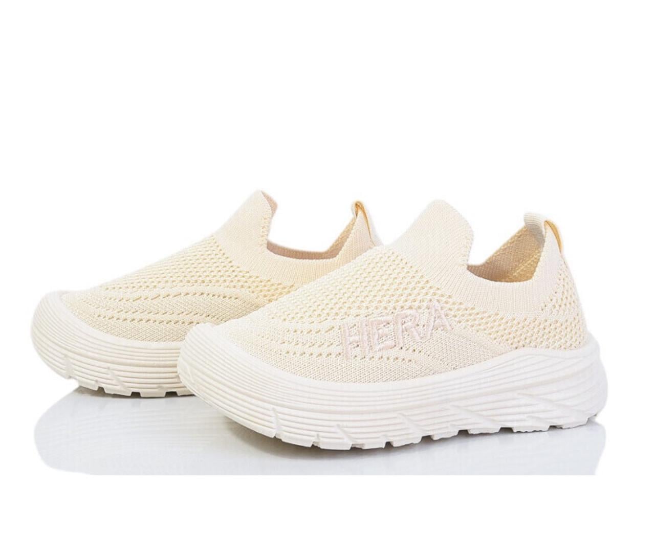 Кросівки для дівчаток BBT F57227/27 р. 27 17,3 см Молочний