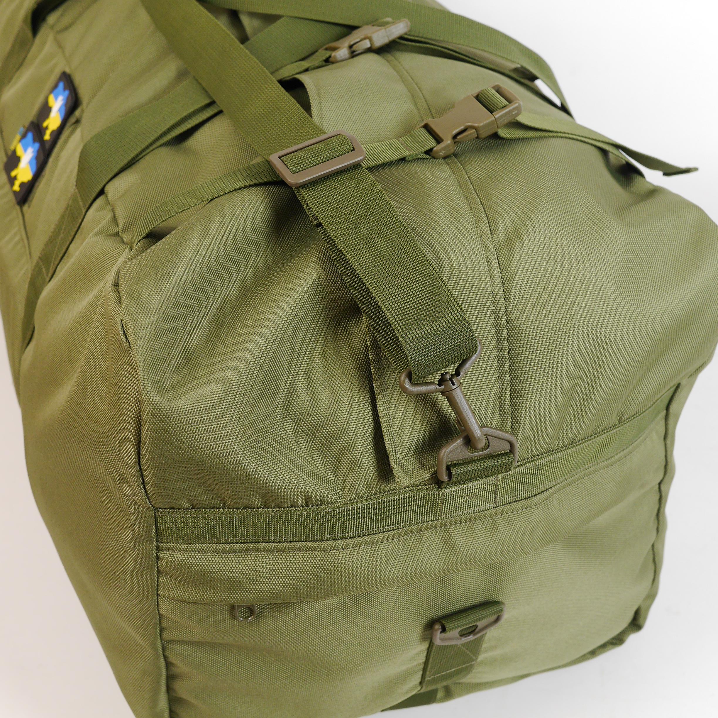 Сумка армійська KIBORG MILITARY BAG дорожня 130 л Оlive (10063002) - фото 7 Сумка армійська KIBORG MILITARY BAG дорожня 130 л Оlive (10063002) - фото 7