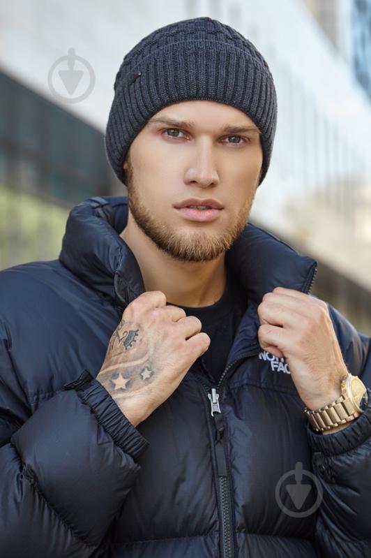 Мужская шапка «Сильвер» Braxton графит 56-59