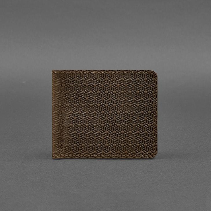 Портмоне мужское кожаное BlankNote 1.0 зажим для денег карбон Темно-коричневый (A-026202) - фото 4 Портмоне мужское кожаное BlankNote 1.0 зажим для денег карбон Темно-коричневый (A-026202) - фото 4