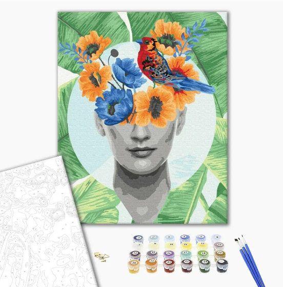 Картина по номерам Brushme Цветущие мысли 40х50 см (BS52529) - фото 2 Картина по номерам Brushme Цветущие мысли 40х50 см (BS52529) - фото 2