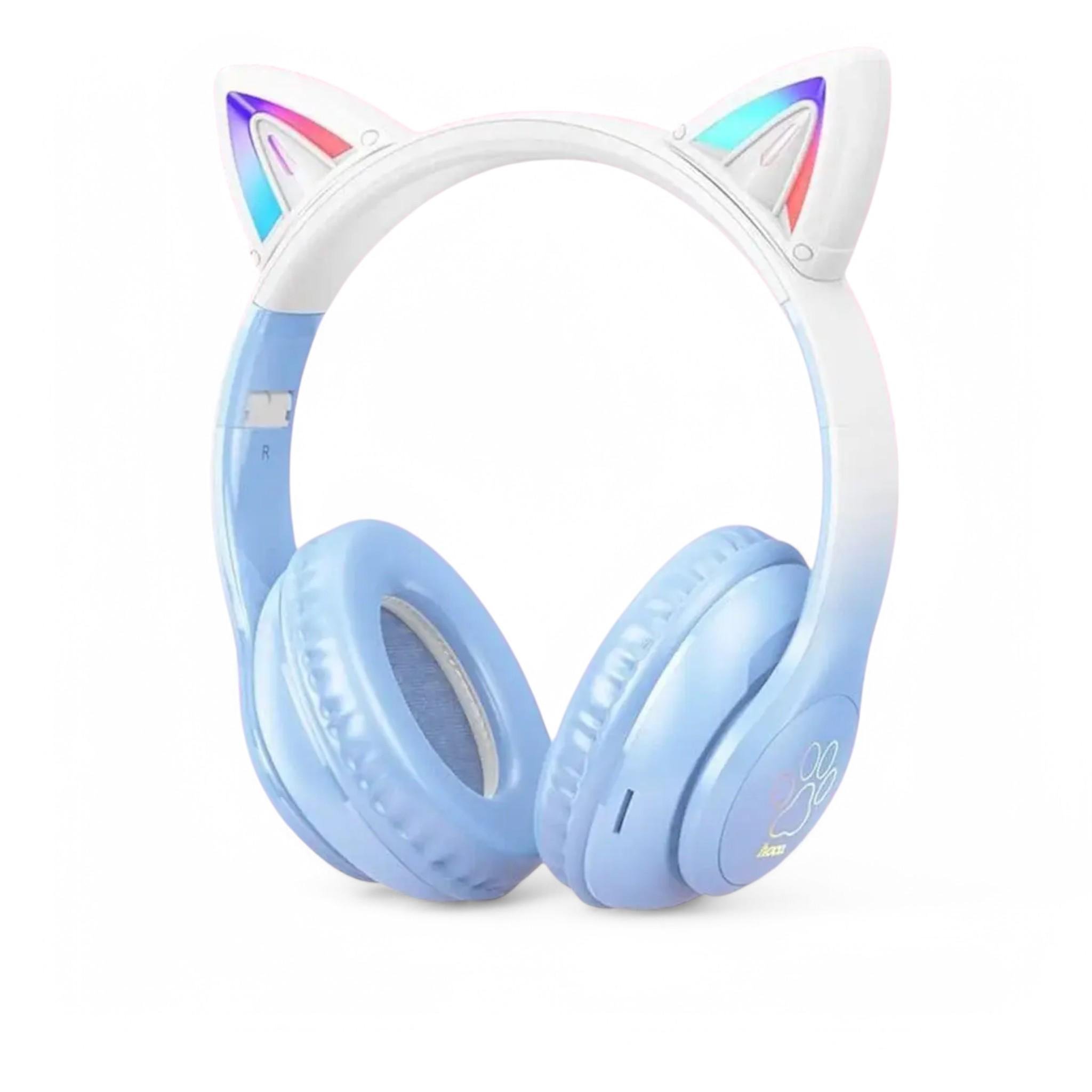 Навушники Hoco W42 Cat ears BT накладні бездротові Crystal Blue (H_W42 Cat/Blue)