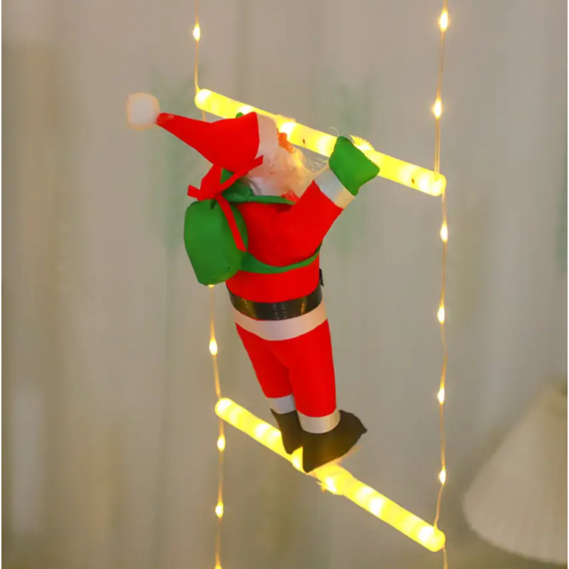Гирлянда новогодняя Санта Клаус 1,5 м (2813717381)